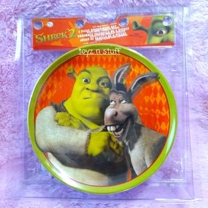 Y2K Shrek 4 Piece Melamine Meal Set Plate, Bowl, Cup, and Spoon SEALED